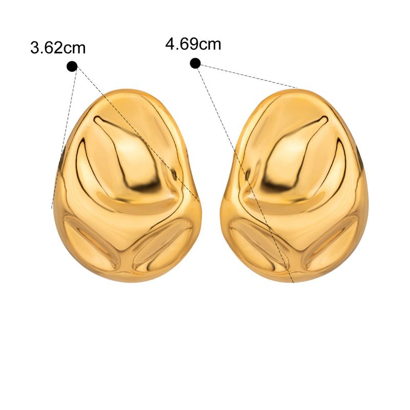 Earring 1# Stainless Steel Square Earrings