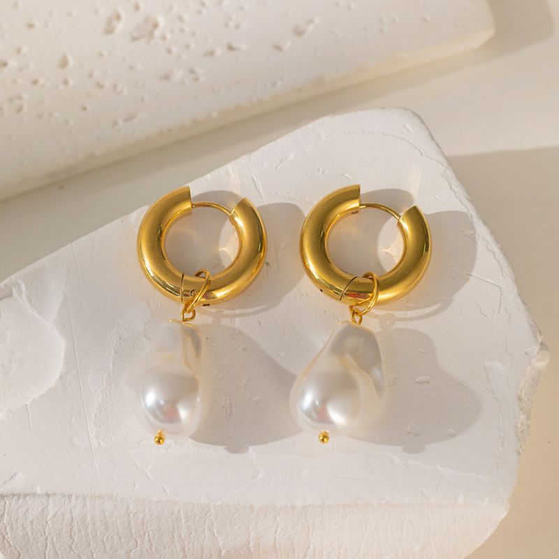 Earring #57 Titanium Steel C-shaped Earrings