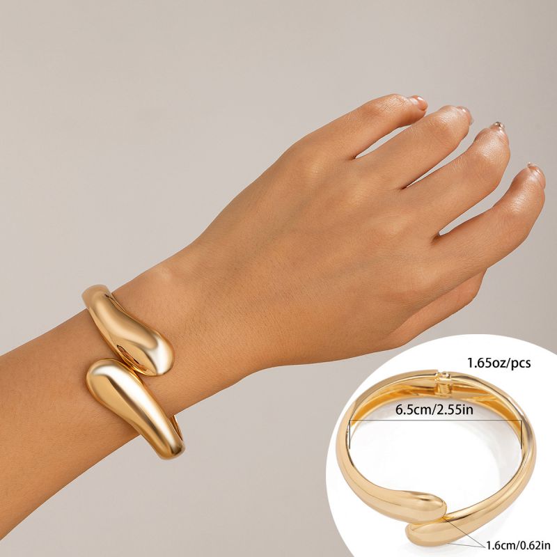 Fashion 01 Gold Alloy Geometric Bracelet
