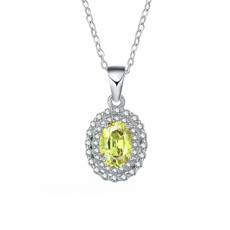 Fashion 17# Copper Diamond Geometric Necklace