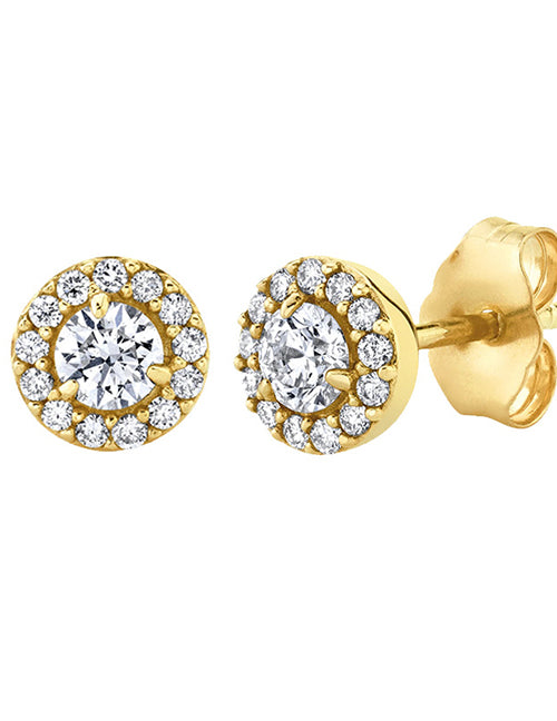 Fashion 3# Copper Inlaid Zirconia Geometric Earrings