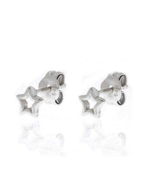 Fashion 5# Copper And Diamond Moon Stud Earrings