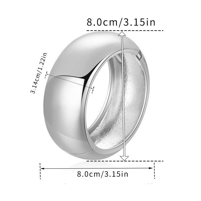 Fashion Gold Metal Round Bracelet