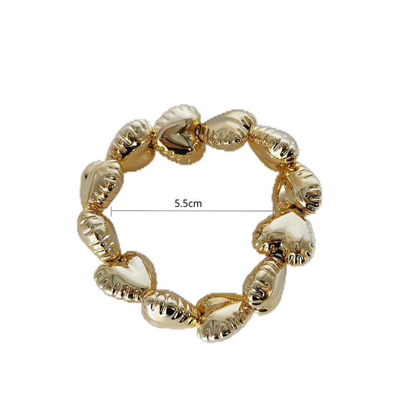 Fashion Round Bracelet Copper Geometric Circle Bracelet