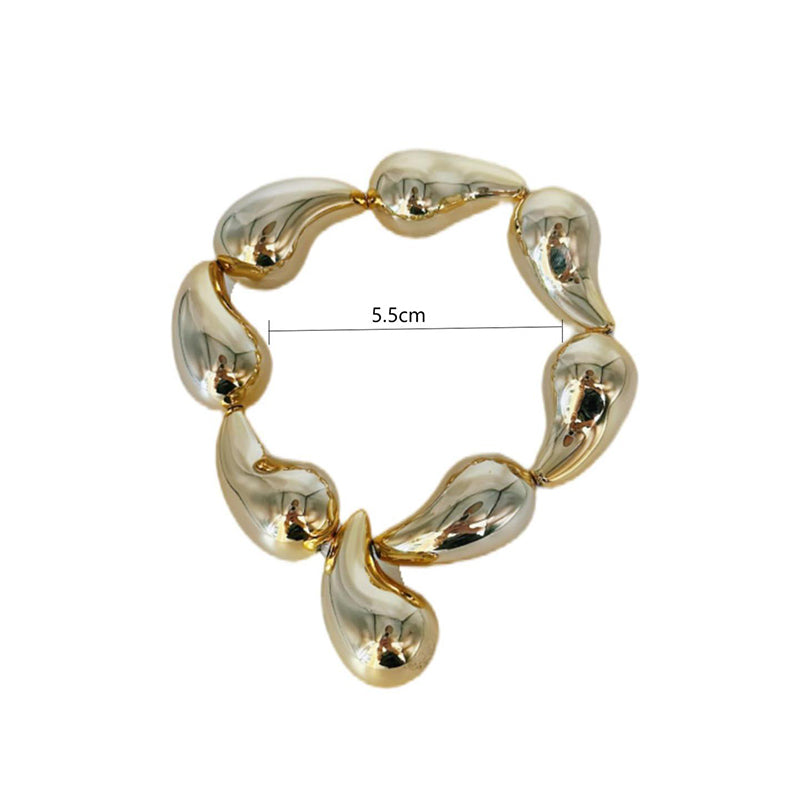 Fashion Round Bracelet Copper Geometric Circle Bracelet