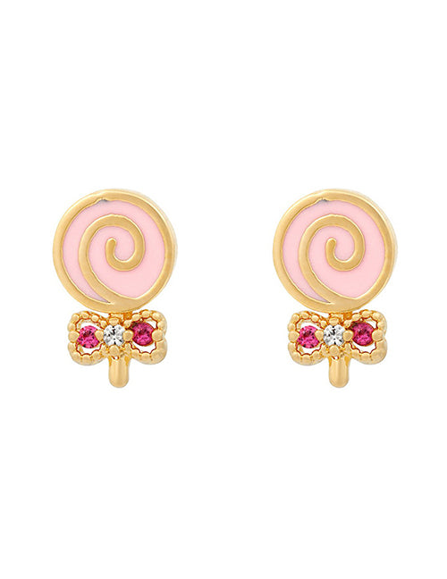 Fashion Small Ice Cream Lollipop Ice Cream Ear Studs