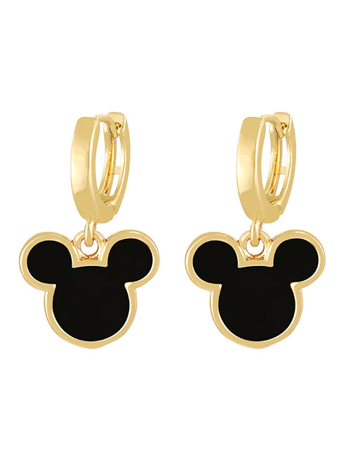 Fashion White 1 Pure Copper Shell Mickey Necklace