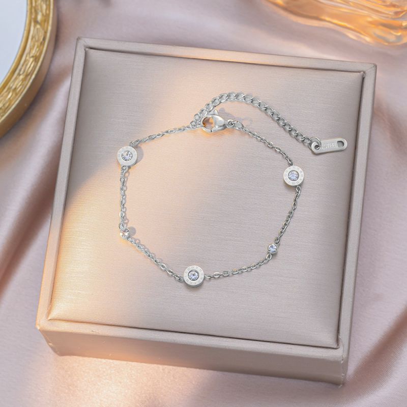 Full Diamond Butterfly Gold Titanium Steel Butterfly Bracelet