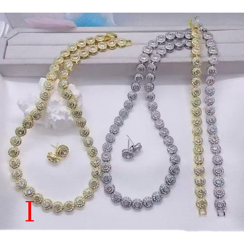 G Copper Gold-plated Diamond Heart Bracelet