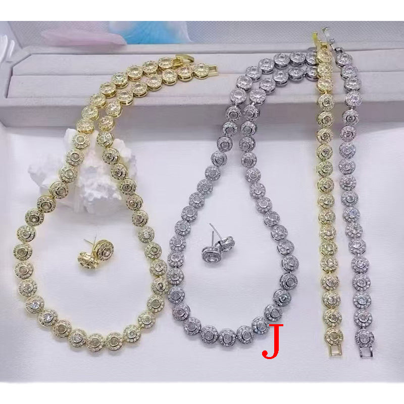 G Copper Gold-plated Diamond Heart Bracelet