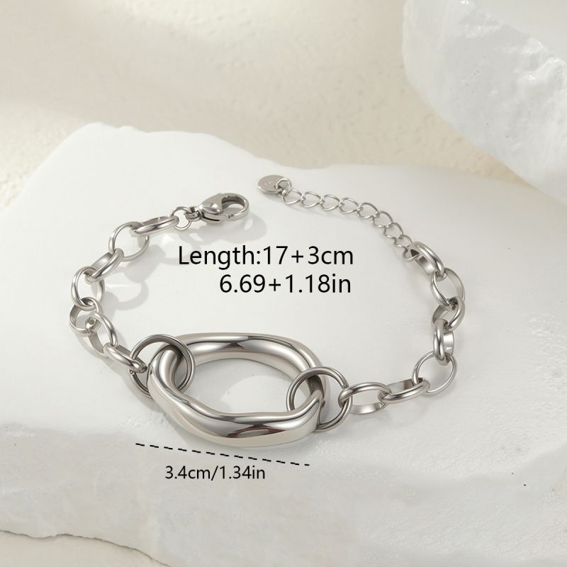 Gold Necklace Stainless Steel Irregular Shape Necklace