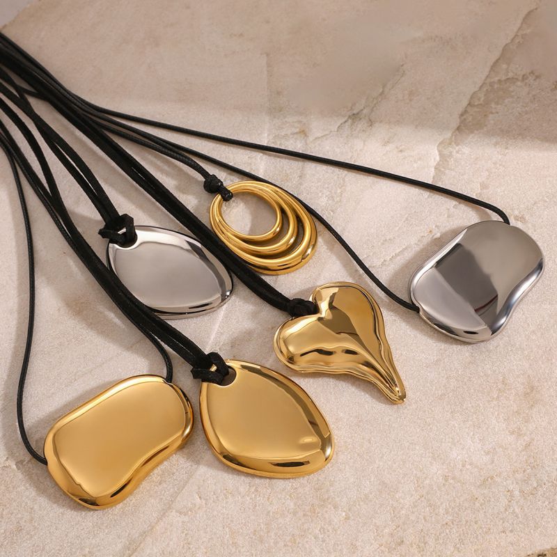 Gold Stainless Steel Irregular Necklace