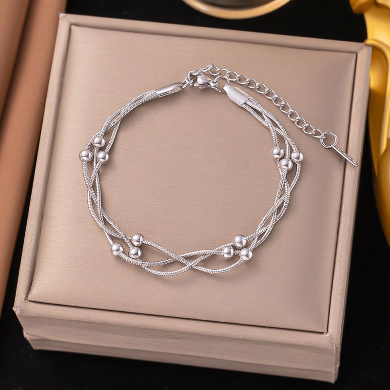 Gold Starfish Shell Bracelet Titanium Steel Starfish Shell Bracelet