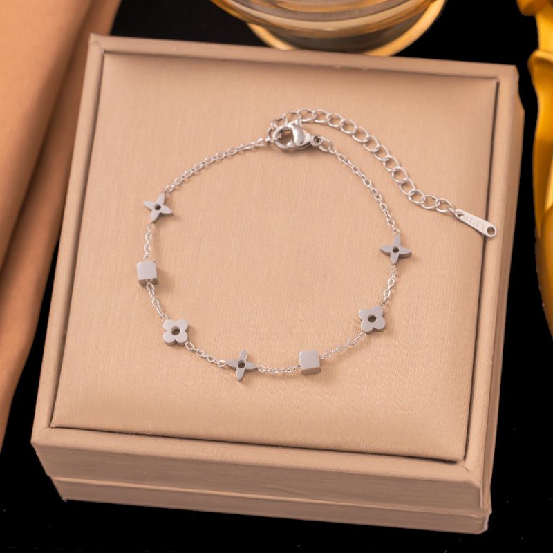 Gold Starfish Shell Bracelet Titanium Steel Starfish Shell Bracelet