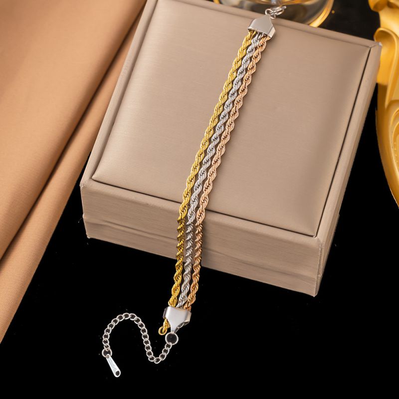 Gold Starfish Shell Bracelet Titanium Steel Starfish Shell Bracelet