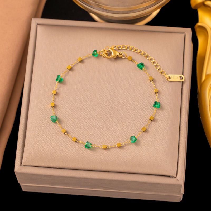 Gold Starfish Shell Bracelet Titanium Steel Starfish Shell Bracelet