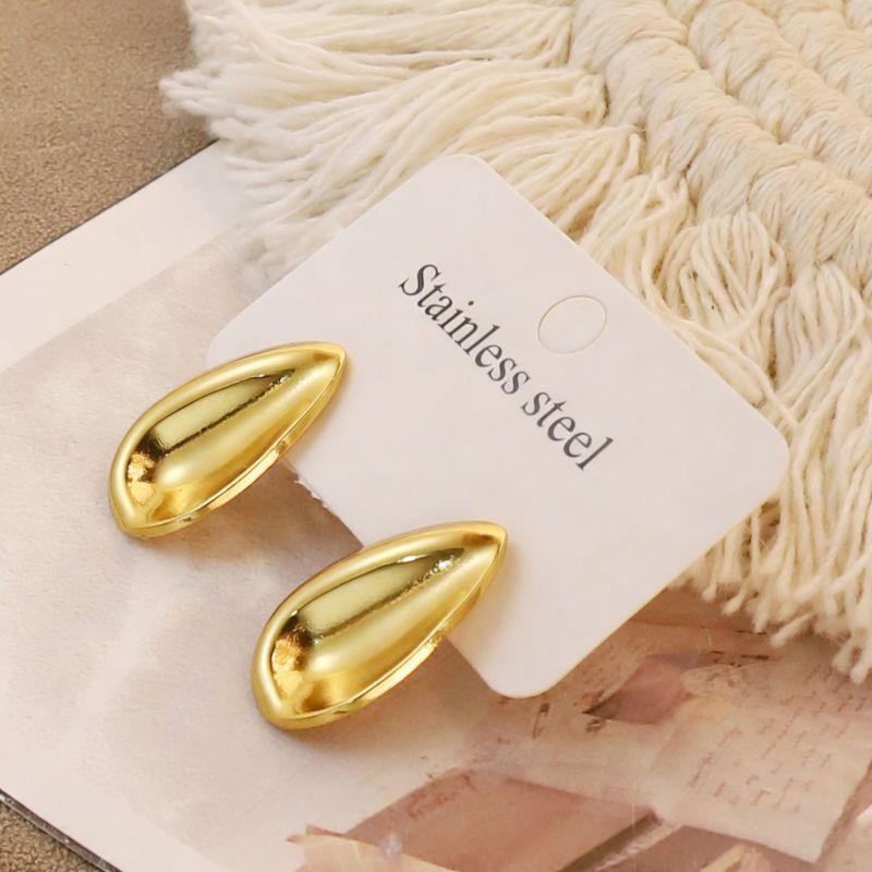 Gold Style 1 Stainless Steel Irregular Earrings