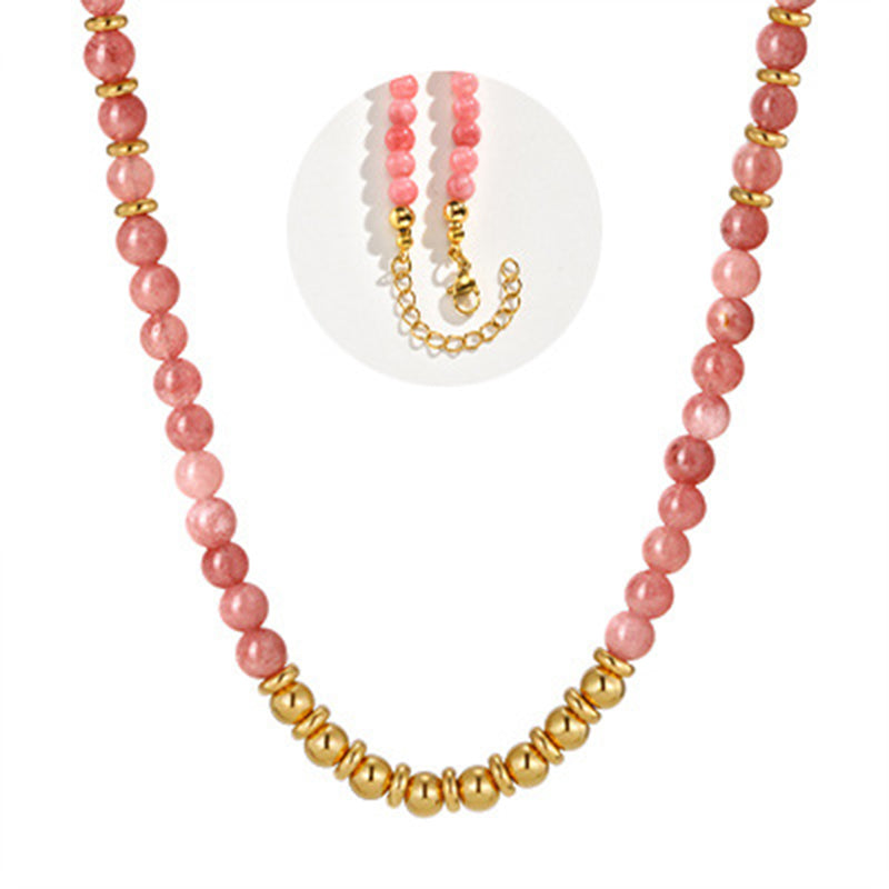 Necklace #1 Stainless Steel Beaded Necklace