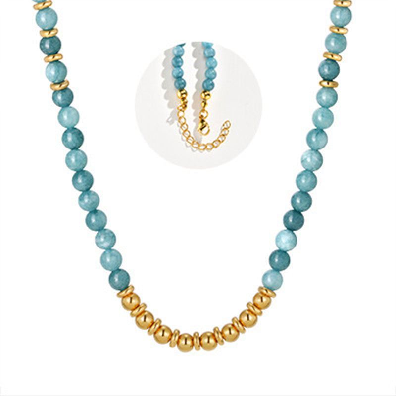 Necklace #1 Stainless Steel Beaded Necklace