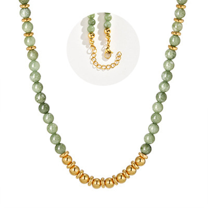 Necklace #1 Stainless Steel Beaded Necklace