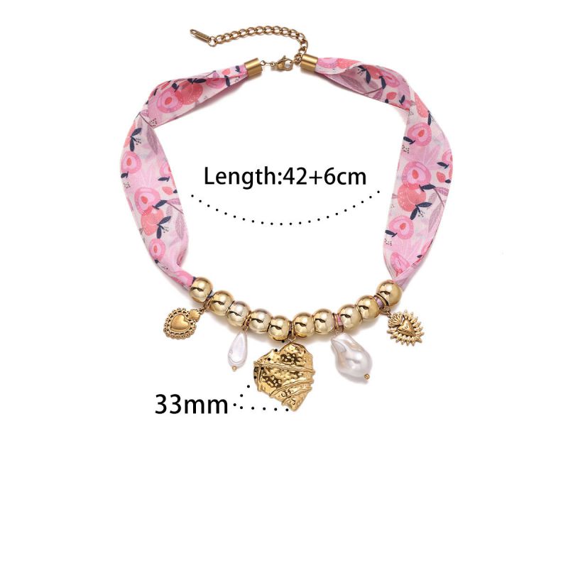 Necklace 1# Titanium Steel Shell Pendant Necklace