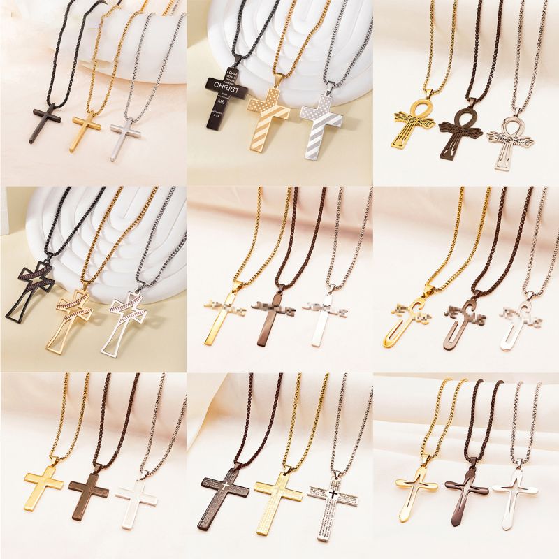 Necklace #2 Stainless Steel Cross Necklace