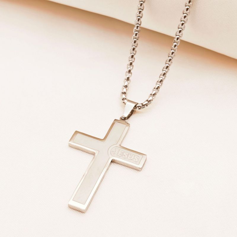 Necklace #2 Stainless Steel Cross Necklace