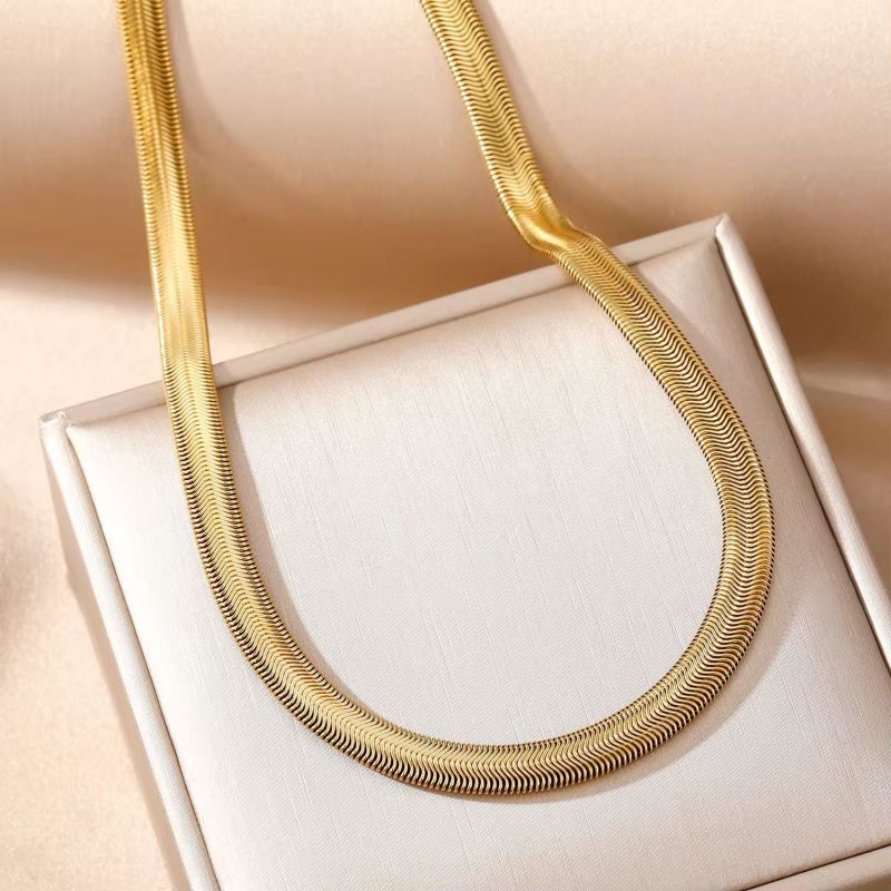 Necklace 2# Titanium Steel Arc Ball Lock Heart Necklace