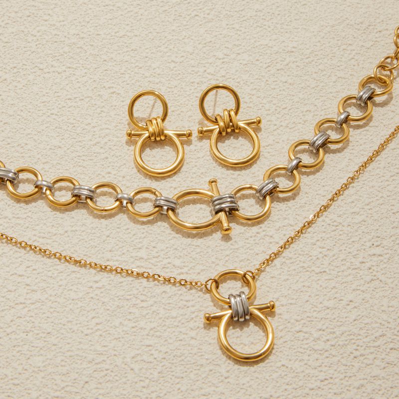 Necklace Stainless Steel Hollow Necklace