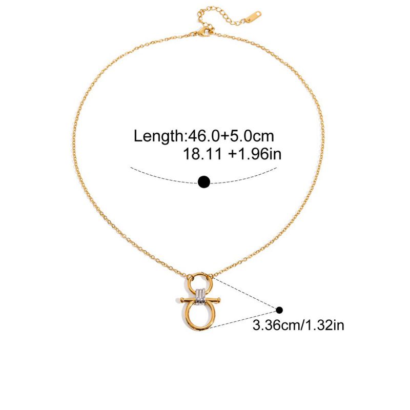 Necklace Stainless Steel Hollow Necklace