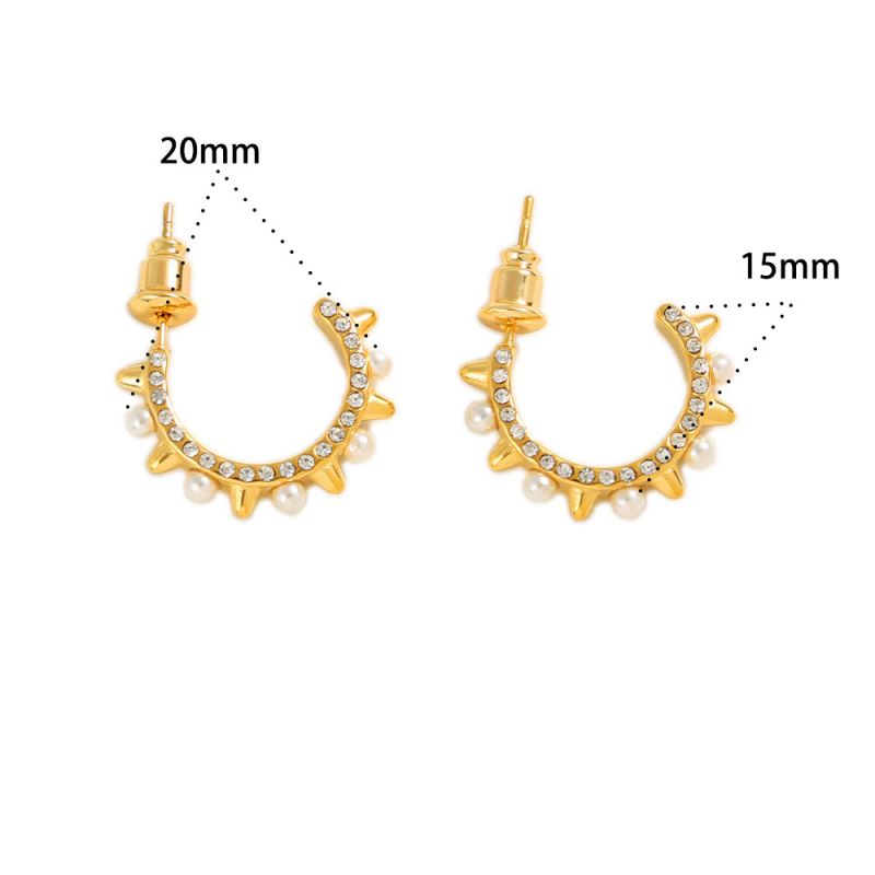 Necklace Stainless Steel Rhinestone Tassel Necklace