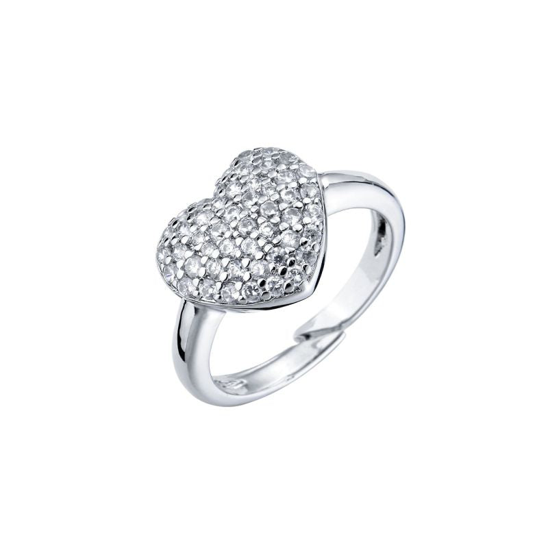 One Gold Heart Necklace 50cm Long Copper And Diamond Heart Necklace