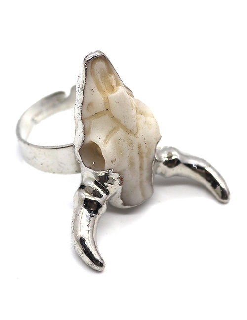 Fashion No. 1 (price For 2) Resin Bull Head Ring