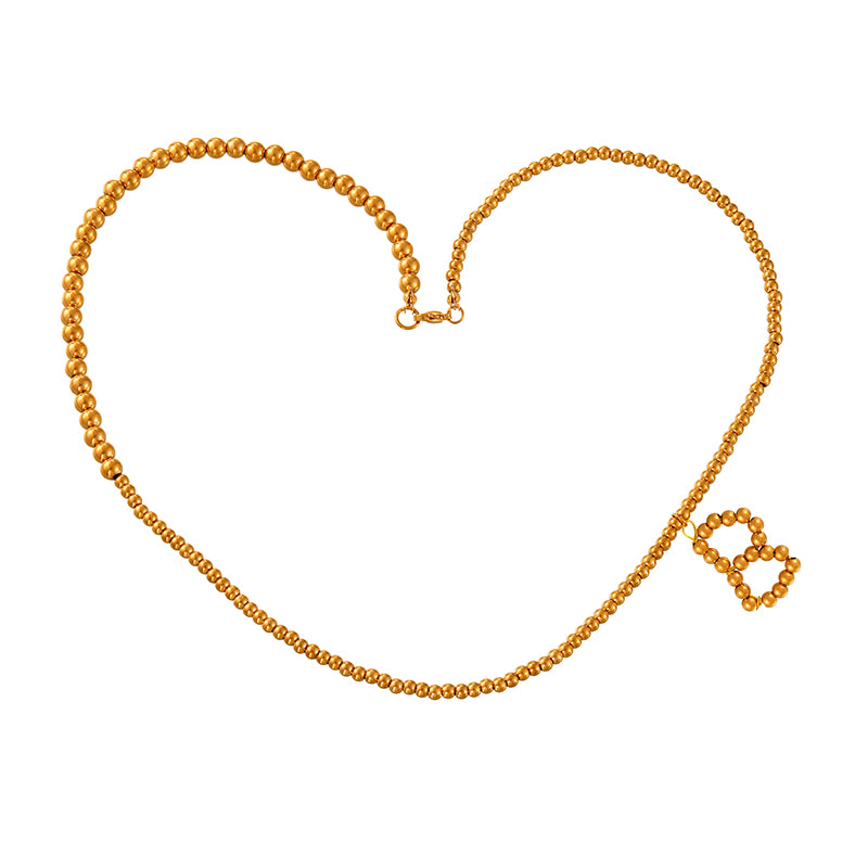 Red Alloy Bull Head Fabric Print Necklace