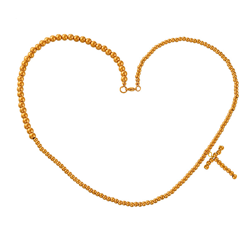 Red Alloy Bull Head Fabric Print Necklace