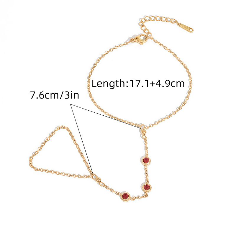 Ring #1 304 Stainless Steel Diamond-set Square Ring