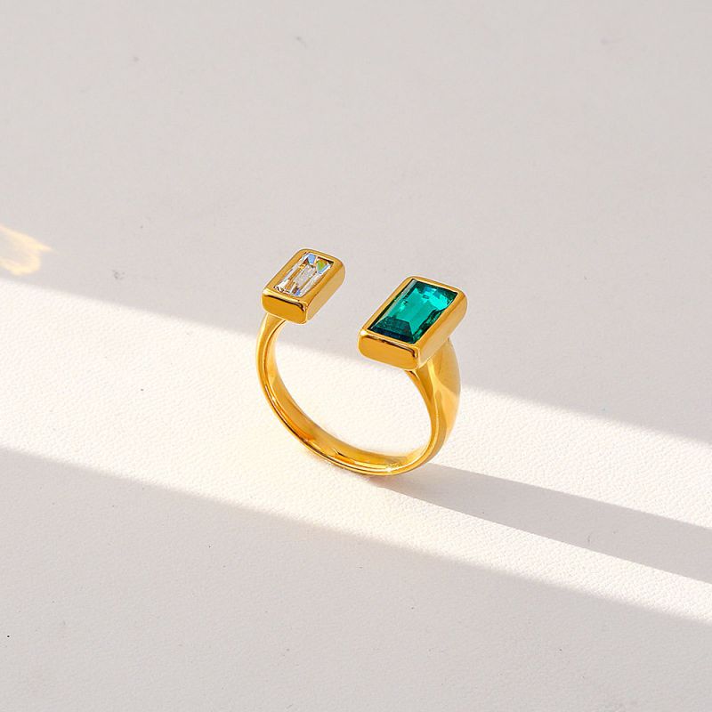 Ring 1 304 Stainless Steel Star And Moon Ring