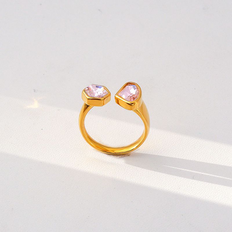 Ring 1 304 Stainless Steel Star And Moon Ring