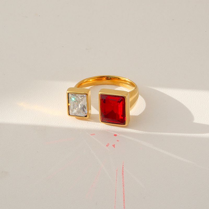 Ring 1 304 Stainless Steel Star And Moon Ring