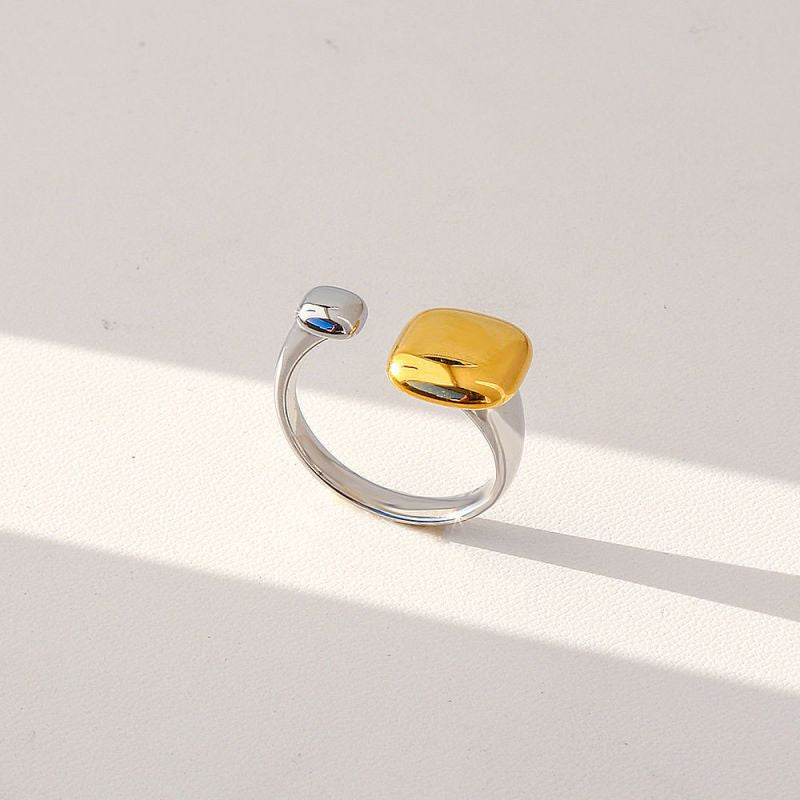 Ring 1 304 Stainless Steel Star And Moon Ring