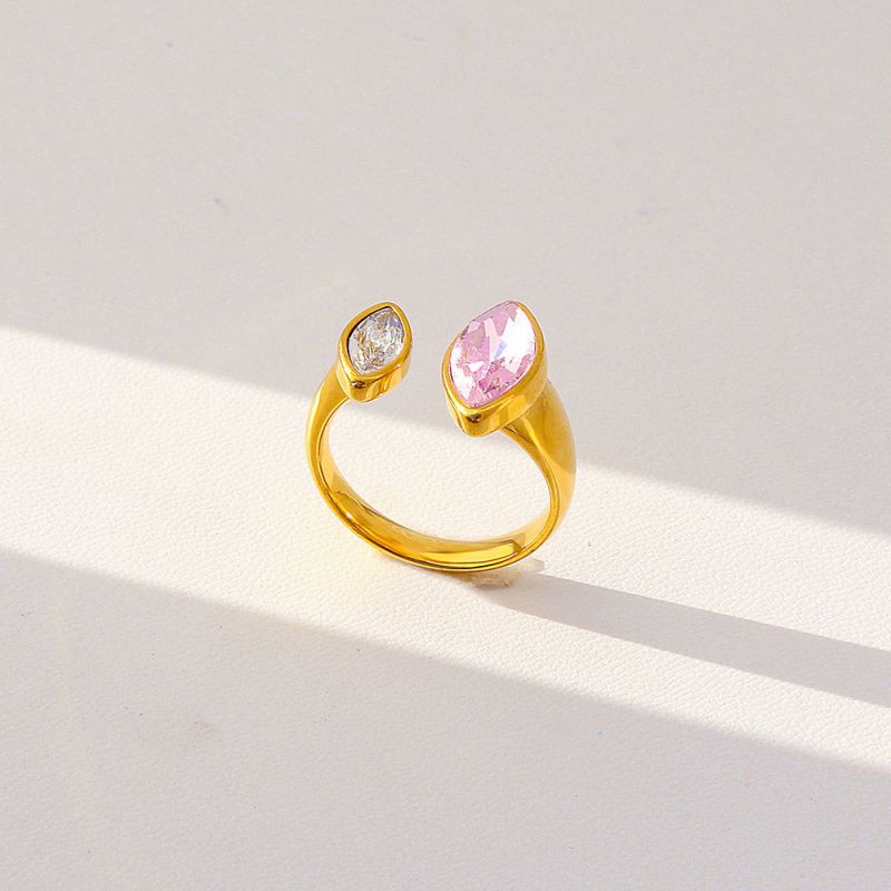 Ring 1 304 Stainless Steel Star And Moon Ring