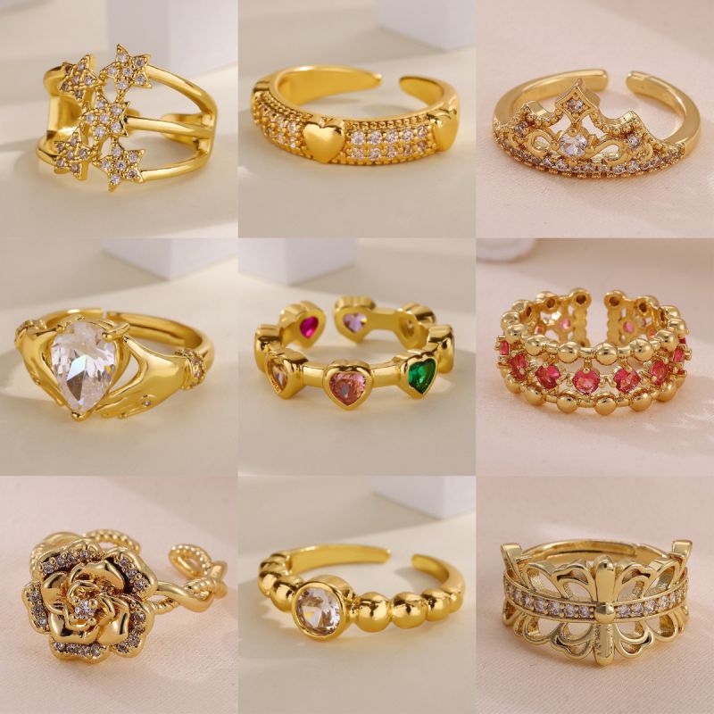 Ring #1 Copper And Diamond Heart Ring