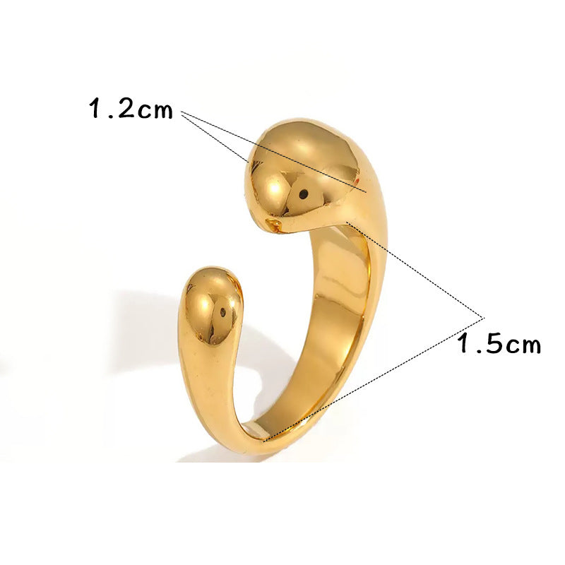 Ring #1 Stainless Steel Irregular Ring