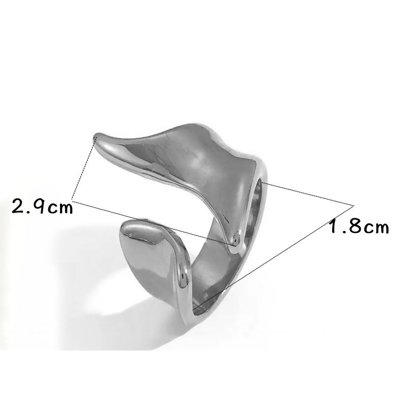 Ring #1 Stainless Steel Irregular Ring