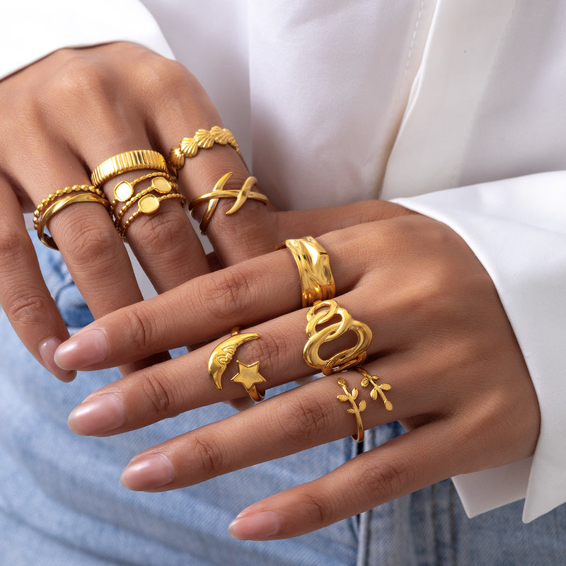 Ring #1 Stainless Steel Irregular Ring