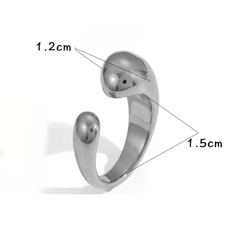 Ring #1 Stainless Steel Irregular Ring
