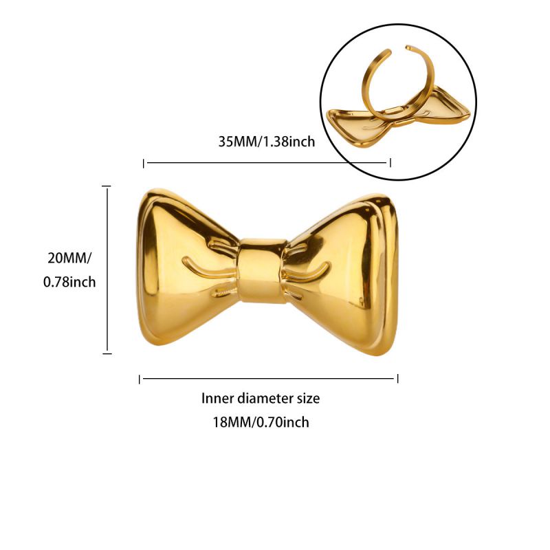 Ring #5 304 Stainless Steel Irregular Ring