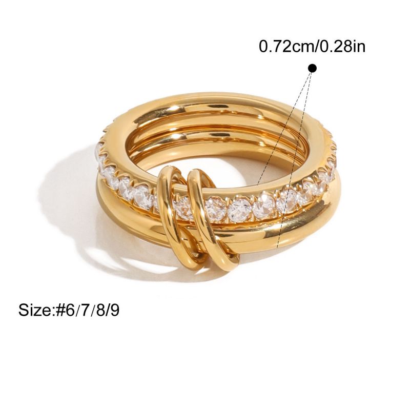 Ring 8# Stainless Steel Round Ring