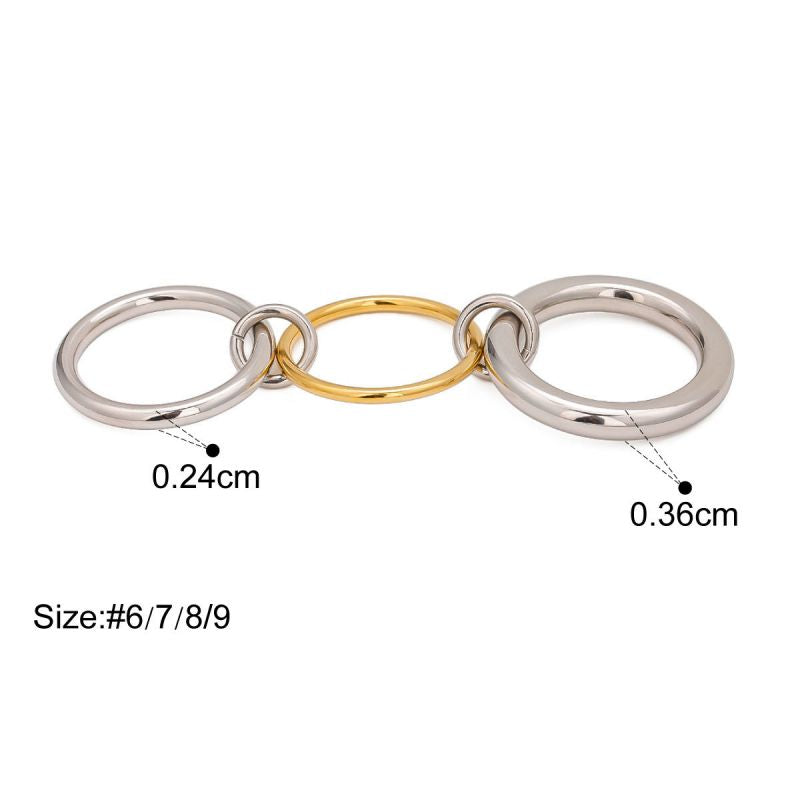 Ring 8# Stainless Steel Round Ring