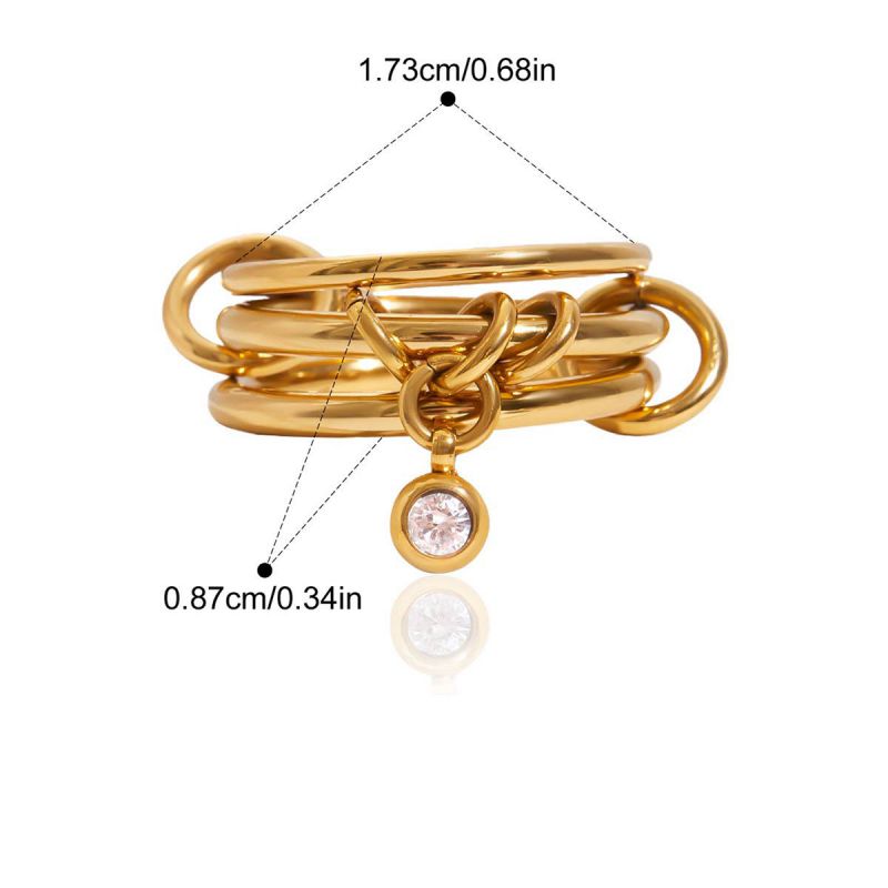 Ring 8# Stainless Steel Round Ring